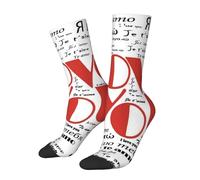 peiyeety Calzini unisex originali con scritta Ti amo, parole d'amore sul giornale, buona festa della mamma, vestibilità comoda ed elasticizzata.