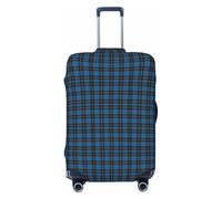 peiyeety Coprivaligia Clan Ramsay in tartan blu, coprivaligia lavabile - Coprivaligia elastico da viaggio di medie dimensioni