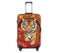 peiyeety Coprivaligia da viaggio Prosperità nell'anno della tigre, coprivaligia in spandex lavabile, elastico alla moda, antigraffio, adatto per valigie da 18 a 32 pollici.