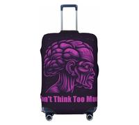 peiyeety Coprivaligia elastico lavabile, protezione antipolvere per valigia, personalizzato, non pensarci troppo, coprivaligia da viaggio per 18-32 pollici