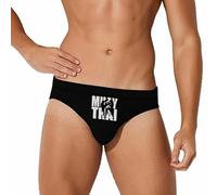 peiyeety Costume da Bagno da Uomo Muay Thai, Slip, Costume da Bagno, Pantaloncini da Spiaggia, Boxer XL