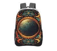 peiyeety Fantastico zaino trasparente con specchio, resistente, in PVC, per concerti, lavoro e viaggi