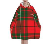 peiyeety Felpa con cappuccio in tartan Clan Macaulay per donne e uomini, felpa con cappuccio oversize indossabile per adulti, morbida e calda