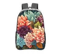 peiyeety Fiori come sfondo Zaino trasparente Zaino in PVC resistente e trasparente per concerti, lavoro e viaggio