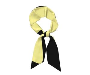 peiyeety Foulard per capelli da donna con anatra gialla e cartone animato, lunghi e setosi per collo, per borsetta, in raso per la testa