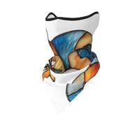 peiyeety Gatto addormentato che riposa su un ramo d'albero, mascherina riutilizzabile, bandana, scaldacollo traspirante per esterni, passamontagna