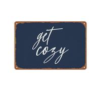 peiyeety Insegna vintage in metallo con scritta Dramatic Exit - Poster da parete per camera, ufficio e bar - 20x30 cm (8x12 pollici)