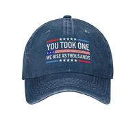 peiyeety Ne Hai preso Uno, Noi risorgiamo Come migliaia di Charlie Kirk Cappelli da Baseball da Donna lavati e consumati