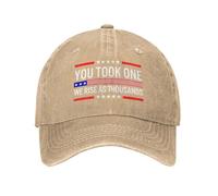 peiyeety Ne Hai preso Uno, Noi risorgiamo Come migliaia di Charlie Kirk Cappelli da Baseball da Donna lavati e consumati