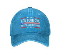 peiyeety Ne Hai preso Uno, Noi risorgiamo Come migliaia di Charlie Kirk Cappelli da Baseball da Donna lavati e consumati