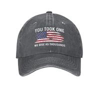 peiyeety Ne Hai preso Uno, Noi risorgiamo Come migliaia di Charlie Kirk Cappelli da Baseball da Donna lavati e consumati