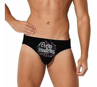 peiyeety Ogni Momento Conta Slip da Bagno da Uomo Bikini Sexy Costume da Bagno Pantaloncini da Bagno Intimo