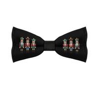 peiyeety Papillon da uomo con i Tre Schiaccianoci, regolabile, pre-annodato, classico, con clip, tinta unita, per matrimoni, feste e balli di fine anno