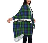 peiyeety Sciarpa scozzese scozzese Joyful Baby Clan Gordon per donna, scialle in pashmina con effetto cashmere morbido e tartan, comodo e leggero per l'uso quotidiano e per le feste.