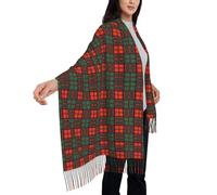 peiyeety Sciarpa scozzese Walker Clan in tartan scozzese per donna, morbida sciarpa in cashmere effetto pashmina, comoda e leggera per l'uso quotidiano e per le feste.