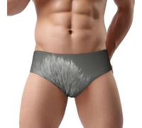 peiyeety Slip a Triangolo Willow Tree Print per Uomo, a Vita Bassa, Morbidi e Traspiranti, assorbenti del Sudore (S-3XL)