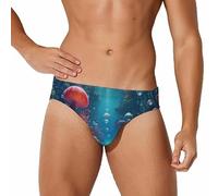 peiyeety Slip da Bagno da Uomo con dell'Oceano, Bikini Sexy, Costume da Bagno, Mutande da Bagno, Intimo