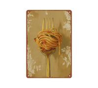 peiyeety Targa in metallo con gatto e computer, poster decorativo da parete per camera da letto, casa, bar, 20x30 cm.