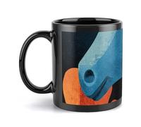 peiyeety Tazza da caffè, tazza in ceramica da 11 once con design stampato Joyful Bond, tazza liscia e resistente per caffè mattutino, tè, regalo per Natale, compleanno, ufficio, casa