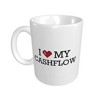 peiyeety Tazze da caffè sarcastiche Amo la mia tazza di flusso di cassa Regali per le mamme Tazza da caffè da donna