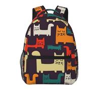 peiyeety Zaino da viaggio Bench Cat per uomo e donna, zaino per laptop da 15,6 pollici, zaino da lavoro impermeabile