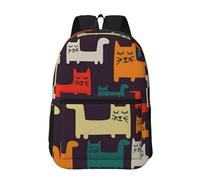 peiyeety Zaino da viaggio Bench Cat per uomo e donna, zaino per laptop da 17 pollici, borsa da lavoro impermeabile
