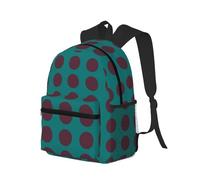 peiyeety Zaino da viaggio per laptop da uomo e da donna, leggero e resistente all'acqua, con stampa Boho Polka Do G e spallacci regolabili.