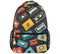 peiyeety Zaino per musica a nastro per donne e uomini, leggero, zaino per laptop, borsa a tracolla per viaggi, lavoro, campeggio e sport