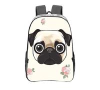 peiyeety Zaino trasparente Line pug in PVC resistente e trasparente per concerti, lavoro e viaggi
