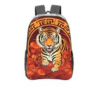 peiyeety Zaino trasparente Prosperità nell'Anno della Tigre, zaino in PVC trasparente resistente per concerti, lavoro e viaggio