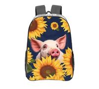 peiyeety Zaino trasparente Smiling Clear Backpack Zaino trasparente in PVC resistente per concerti, lavoro e viaggi