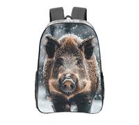 peiyeety Zaino trasparente Wild Boar in PVC resistente e trasparente per concerti, lavoro e viaggi