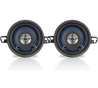 Peiying PY-3510C - Coppia di altoparlanti coassiali per auto, 87 mm, 60 W, 2 vie