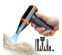 Pejevir Soffiatore ad Aria Compressa, Elettrico Rimuovi Polvere con Regolazione Continua Della Velocità, 150000 Giri/Min Compressore Aria Portatile, Potente Kit Pulizia per PC Divano Tastiera Auto