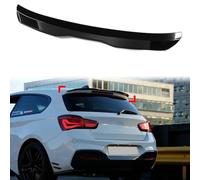 PEJLHK Spoiler Posteriore per Tetto Auto per BMW 1 Series F20 F21 2012-2020, Spoiler per Berlina/bagagliaio in ABS, Nero Lucido/aspetto Fibra di Carbonio,Glossy Black
