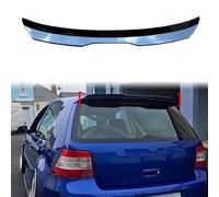 PEJLHK Spoiler Posteriore per Tetto Auto per VW Golf 4 MK4 R32 1999-2006, Spoiler per Berlina/Bagagliaio in ABS, Nero Lucido/Aspetto Fibra di Carbonio,Glossy-Black