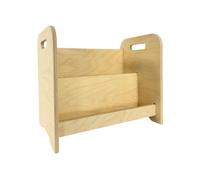 Pekiedo SWEETME Libreria Montessoriana Bassa per Bambini, Scaffale Portagiochi Fumetti Libri Cameretta 2 Ripiani, Giochi Educativi in Legno Naturale