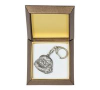 Pekinese - Portachiavi In Argento Con Un Cane, Box Art Dog DE