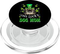 Pekingese One Lucky Dog Mom Funny Dogs Lover St Patricks Day PopSockets PopGrip per MagSafe