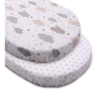 PEKITAS - Coprimaterasso, 75 x 33 cm, 72 x 33 cm, per culla/passeggino per ragazzi e ragazze, con elastici, adatto per Julius Zöllner, Träumeland, Alvi, FabiMax