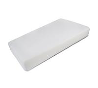 PEKITAS - Materasso per mini culla 60x80x10 cm federa 3D. Ergonomico, traspirante, anti soffocamento con cerniera lavabile, interno in schiuma bianca, fabbricato in Spagna