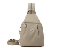 PEKJDS Borsa impermeabile del pendolare-borsa a spalla-borsa di viaggio antifurto per il college e all'aperto,Oxford impermeabile di grande capacità Borsa a spalla convertibile a 2 vie (Beige)