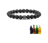 PEKJDS Bracciale anti-alcol Glame - ridurre l'urgenza di bere, Bracciale magnetico regolabile Glame anti-alcol, Bracciali anti-alcol magnetici, Bracciali magnetici sobrietà per uomini e donne (F)