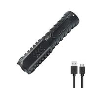 PEKJDS Torcia elettrica forte delle forze speciali, mini multifunzionale super forte torcia LED,distanza massima di irradiazione 1500M per escursionismo campeggio all'aperto [Classe energetica A+++]