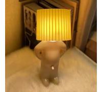 PEKJDS Una piccola lampada creativa per uomo timido, una piccola lampada da tavolo da gioco, luce da letto notturna, luci notturne per adulti, piccole luci notturne per decorazione (Yellow)