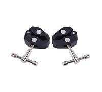 PEKKA 2 Pacchetti Morsetto per Granchio Fotografia con /1/4&3/8 Pollice Pinze per Fotocamere Rig DSLR,Aste da 15 mm,Luci,Ombrello, Mensole, Piastra di Vetro