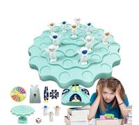 Pekoluta Gioco da Tavolo Balance Astronauta | Giocattolo della Tavola di Equilibrio | Gioco di Matematica Sull'equilibrio degli Astronauti | Gioco Educativo Montessori Te-tra Tower Balance