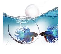 Pekoluta Specchio Galleggiante per Esercizi Betta | Specchio bifacciale Betta da Allenamento in Acrilico,Specchio per Esercizi di Pesce Betta per la casa, Il Soggiorno, l'acquario, la Decorazione