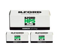 Pel cula negativa en blanco y negro Ilford HP5 Plus ISO 400, rollo de 120, paquete de 3