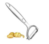 pela patate，pelapatate professionale，pelapatate e verdure，Il pelaverdure è realizzato in acciaio inossidabile, materiale spesso, facile da sbucciare，Adatto per patate, carote e verdure